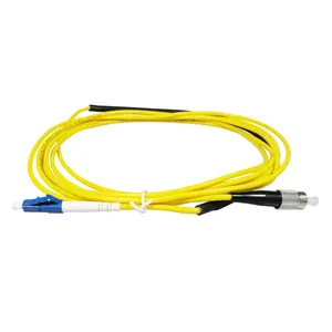 FTTH FC/upc-lc/UPC, cable de puente de fibra óptica simple de modo único