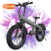 Vélo électrique pliable KIXIN Q3 Plus à 7 vitesses, fabriqué en Chine, cadre en aluminium, fourche à suspension, pneus larges