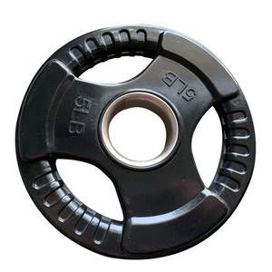 Biểu Tượng Tùy Chỉnh Phòng Tập Thể Dục Tập Thể Dục Đào Tạo Quả Tạ Barbells Grip Tấm 20Kg 5Kg 10Kg 25Kg Cao Su Trọng Lượng Nâng Đĩa Tùy Chỉnh - Product Image 5