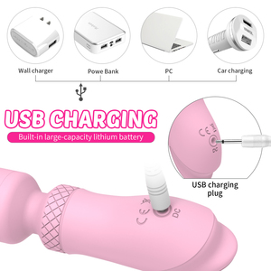 Masajeador Vibrador Corporal Personal <span class=keywords><strong>Y</strong></span> Love Recargable por USB, Varita AV, Potente Vibrador de Clítoris para Mujeres al por Mayor - Product Image 4