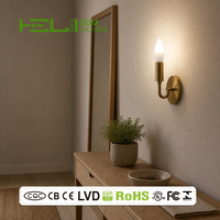 Ampoule LED 9W 810Lm Bougie E14 37X121Mm 100-265V Garantie 1 an Fournisseur en gros pour usage domestique intérieur