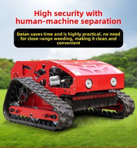 <b>Remote</b> <b>Controlled</b> 4-Stroke DIY Tracked Lawn <b>Mower</b> 1000mm Width 10L Grass Box 1000W Power for Slopes 45 Gas/Electric <b>Track</b> HT-550 - Product Image 2