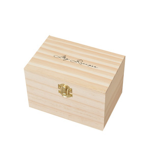 Boîte de rangement en bois avec couvercle rabattable et serrure, capacité de 1 à 3 L, organisateur de bijoux, organisateur de bureau, boîte de rangement domestique - Product Image 5