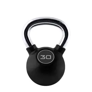 Définir la forme physique nouveau Design compétition FITNESS enduit de caoutchouc Kettlebell