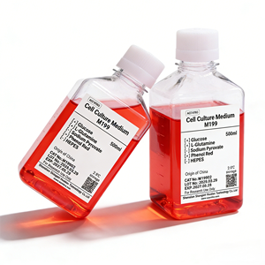 ACE VITRO 500ml Réactifs de laboratoire M199 Milieu de culture cellulaire avec sels d'Earle, L-glutamine, bicarbonate de sodium, rouge de Phénol - Product Image 1