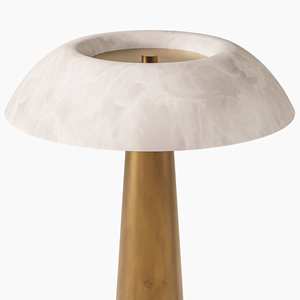 Mushroom Table Lamp Metal <b>LED</b> Touch Control Cordless <b>Battery</b> Powered For Study Bedroom Bar - Product Image 3