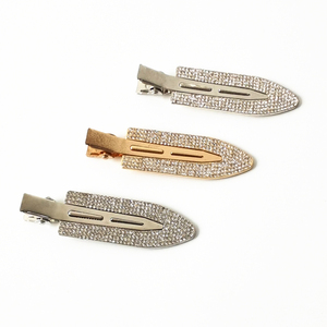 Vente en gros de pinces à cheveux sans plis en métal doré, sans plis, pour salon de <span class=keywords><strong>coiffure</strong></span>, usage quotidien, <span class=keywords><strong>coiffure</strong></span> personnalisée - Product Image 4