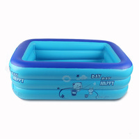 Piscine gonflable carrée en PVC épaissi pour adultes et enfants de 3 ans, bassin à balles pour la maison