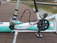 QIQU Bateau à pédales de qualité commerciale pour enfants, cadre à dégagement rapide, léger (22 kg), antirouille, Aqua Trike, Dropshipping