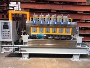 Lâminas duplas automáticas Multi-função CNC granito mármore pedra perfilamento corte polimento máquina - Product Image 6