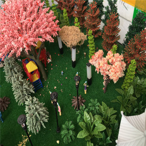 Árbol decorativo de alambre hecho a mano para tren Ho N, diseño de Diorama de construcción Diy, arquitectura de 6-6,5 cm - Product Image 3