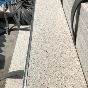 Çin granit G682 paslı sarı granit çalı dövülmüş döşeme fayans parke taş merdiven özelleştirilmiş boyutu