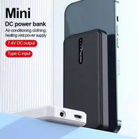 Usine En Gros Chauffage Costume Gilet Veste Power Bank 7.4V Dc Trou Sortie Climatisation Gilet Costume 10000mAh 20000mAh Chargeur