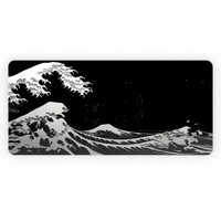 Tapis de souris de jeu OEM MP2 personnalisé en caoutchouc souple de 3 mm d'épaisseur, 900x400 mm, rectangulaire, moule privé, pour clavier, en stock