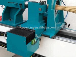 Automatico di rotazione di rotazione e intaglio macchina cnc tornio per legno caposcala postale - Product Image 5