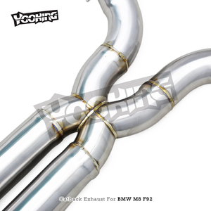 Tubo de Escape Catback <span class=keywords><strong>Tuning</strong></span> para <span class=keywords><strong>BMW</strong></span> <span class=keywords><strong>M8</strong></span> F91/F92/F93 4.4TT 2019-2023, Tubo de Escape de Acero Inoxidable de Alto Rendimiento con Puntas MP - Product Image 3