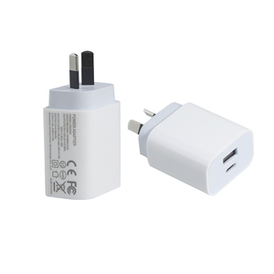Chargeur mural double port 20W AU PD QC, coque PC+ABS ignifuge, résistant aux chutes, haute température - Product Image 5