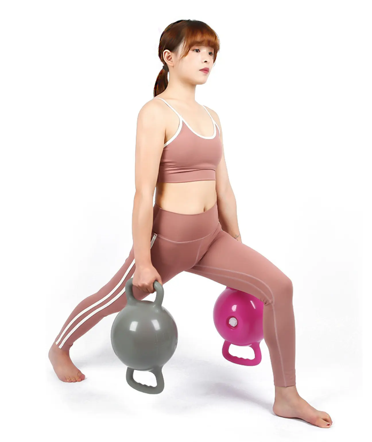 Manubrio regolabile per Kettle Bells con etichetta privata morbida riempita d'acqua in PVC