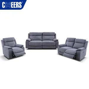 MANWAH-sofá eléctrico reclinable de diseño italiano, 3, 2 y 1, juegos de muebles