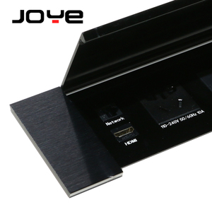 Boîte de table escamotable pour table de conférence avec prise escamotable et chargeur USB - Product Image 4