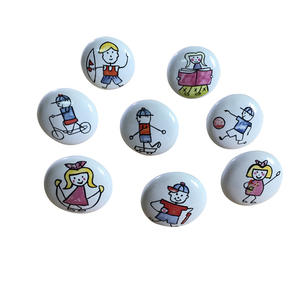 Poignée en céramique moderne et simple pour armoire, tiroir, porte de placard, transfrontalier, pour cuisine, chambre, salle de bain, salon, mignon - Product Image 2