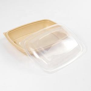 Recipientes Rectangulares para Alimentos de 900 ml, Caja Larga Desechable, Cajas Bento para Llevar con Tapas de Plástico PP, Aptas para Horno/Microondas, Grado Alimenticio para el Hogar - Product Image 2