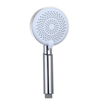 Pommeau de douche à main grand format avec buses en silicone souple anti-colmatage, facile à nettoyer, multicolore, pour salle de bain
