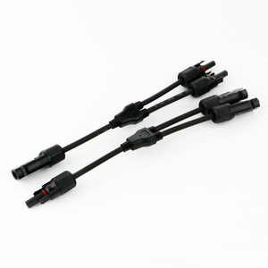 Mc4 Photovoltaic Connector Three Way Splitter Ppo Plastic Solar Panel DC Plug In Adapter For New Energy - Product Image 2