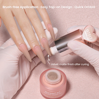 YOKEFELLOW GleamTap Cushion Ombre Gel GT617 Vernis Gel Ombré Dégradé & Aura pour Débutants, Idéal pour la Maison et le Salon
