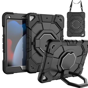 Funda Protectora de Silicona Resistente a Golpes para iPad 7ª, 8ª, 9ª y 10ª Generación, con Soporte, Correa y Porta Lápiz - Product Image 3