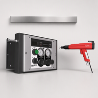 Pistolet de pulvérisation de peinture en poudre Haztek 901SE à montage mural avec moteur PLC et longue durée de vie pour substrat en aluminium
