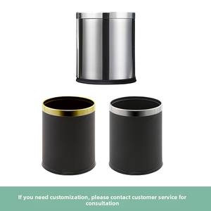 <span class=keywords><strong>Cubo</strong></span> <span class=keywords><strong>de</strong></span> <span class=keywords><strong>Basura</strong></span> Comercial <span class=keywords><strong>de</strong></span> Acero Inoxidable en Oferta, para Hogar, Hotel, Oficina, Cocina, Baño, <span class=keywords><strong>con</strong></span> Tapa Abierta - Product Image 6