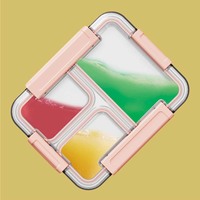 Boîte à lunch en acier inoxydable 304, anti-odeur, pour étudiants, employés de bureau, portable, double compartiment, hermétique, boîte bento pour enfants