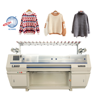 Machine à tricoter automatique informatisée pour chandails à double système de vente directe d'usine