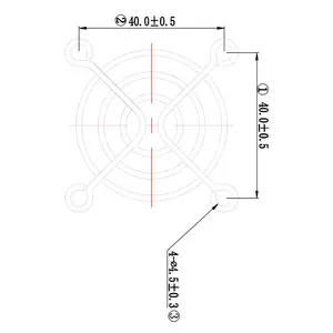 Durable 50mm Electroplate Chrome Dustproof Fan Guard For Air Conditioner/Axial fan wire mesh fan guards