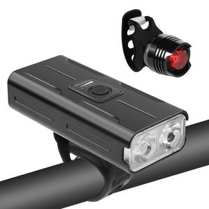 Feux avant de vélo VTT, LED rechargeables par USB, étanches, phare de vélo de montagne, lumière d'avertissement de sécurité pour le cyclisme, accessoires de vélo - Product Image 6