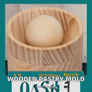 เครื่องมือทำอาหารแบบใช้ซ้ำได้จากไม้ เป็นมิตรกับสิ่งแวดล้อม สำหรับทำแป้งเกี๊ยว ขนม และเส้นก๋วยเตี๋ยว ลายสลักปีใหม่ ของใช้ในครัว งานฝีมือ - Product Image 3