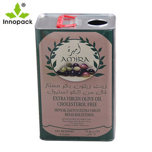 Boîtes de conserve vides à bas prix avec couvercle et poignée fabriquées en Chine boîte d'huile en étain d'Innopack à vendre - Product Image 3