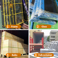 Ventanas de elevación automática modernas Ventanas de guillotina de vidrio de elevación deslizante automática vertical eléctrica de aluminio con sensor meteorológico