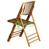 Chaise de salle à manger naturelle chaise pliante en bambou à vendre