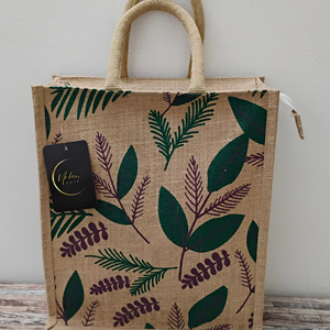 กระเป๋าผ้าแคนวาสขนาดใหญ่พิมพ์ลายหลากสีออกแบบได้ตามต้องการมีที่จับซิป - Product Image 1