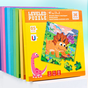 Livre de puzzle magnétique pour enfants 3 en <span class=keywords><strong>1</strong></span>, puzzle éducatif précoce pour tout-petits, puzzle à niveaux, <span class=keywords><strong>jouet</strong></span> d'apprentissage Montessori portable pour les voyages - Product Image 2