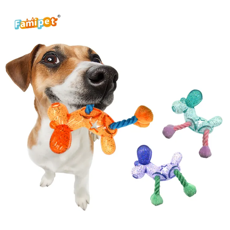 Famipet оптовая продажа, дизайнерская Прочная резиновая игрушка для собак