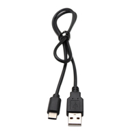 Câble de charge rapide USB vers Type-C 3A avec blindage tressé et conducteur en cuivre pur, matériau PVC pour téléphones, tablettes, ordinateurs