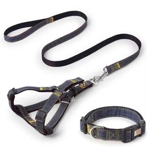 Top Sell Fashion Gewatteerde Verstelbare Duurzame Heavy Duty Sterke Jean Nylon No Pull Zachte Hond Borst Harnas Riem Set - Product Image 5