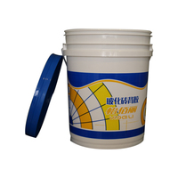 Seau PP 16L-2 de qualité alimentaire, imprimé sur mesure, hermétique et durable pour le remplissage en vrac de graisse lubrifiante et de liquide de refroidissement automobile