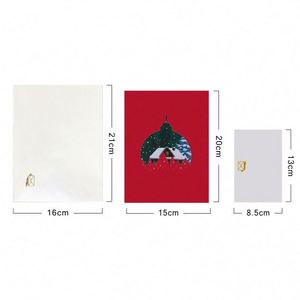 Nouvelle carte de vœux de Noël créative et festive en 3D avec effet pop-up - Product Image 4