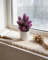 Arrangements de plantes succulentes artificielles finies à la main et résistantes aux UV avec pot