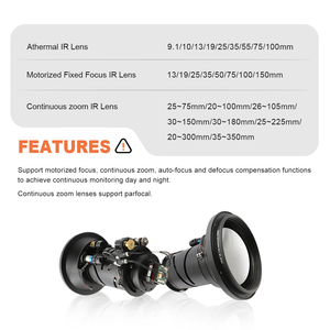 Dron compacto 1-8x Zoom <span class=keywords><strong>digital</strong></span> LWIR Cámaras de imagen térmica Lente térmica de 4,1mm para Matrice 100 - Product Image 6