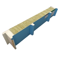 Panneaux sandwich métalliques ignifuges écologiques de haute qualité pour maisons préfabriquées, cloisons, plafonds, murs extérieurs, chambres froides, hôtels